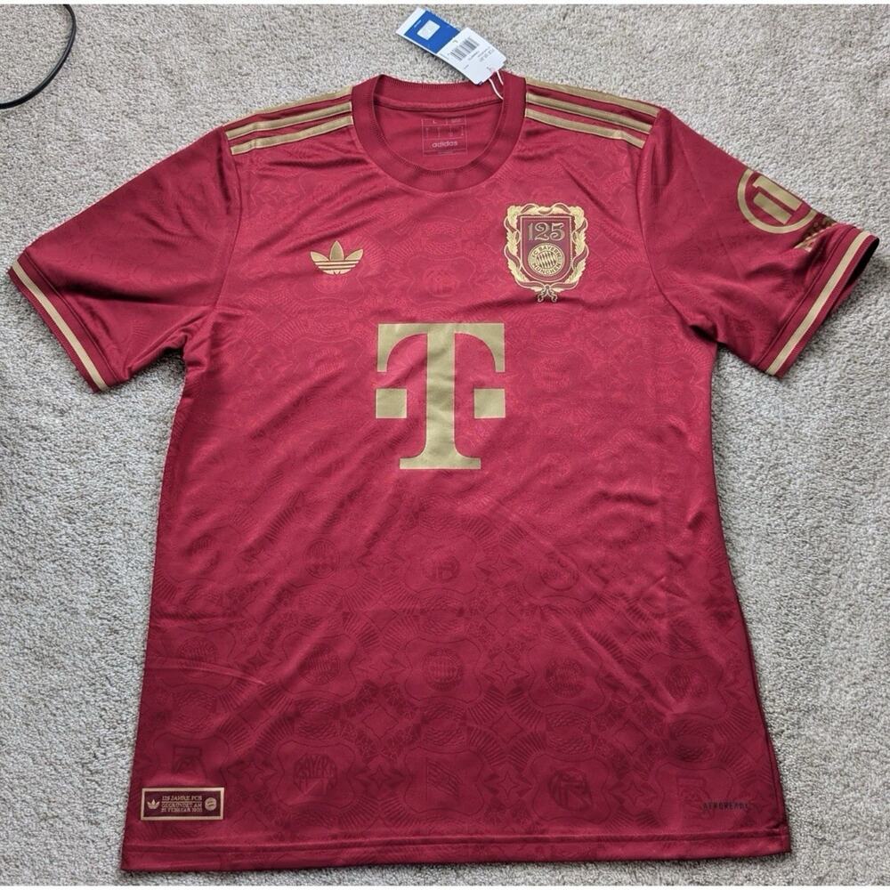 NWT Bayern Munich Adidas 125 Year Anniversary Jersey Small Brand New
